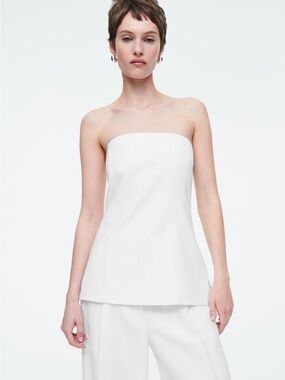 COS Linen Bustier Top